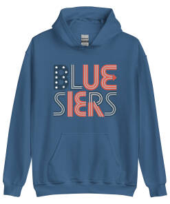 Bluesiers Retro Flag Hoodie