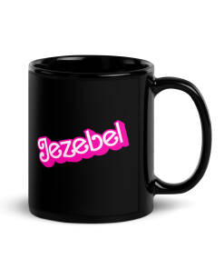 Jezebel Doll Black Glossy Mug