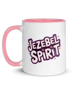 Starburst Jezebel Spirit White With Color Accents Mug