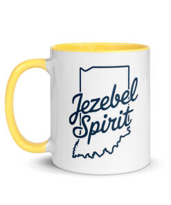 Jezebel Spirit White With Color Accents Mug